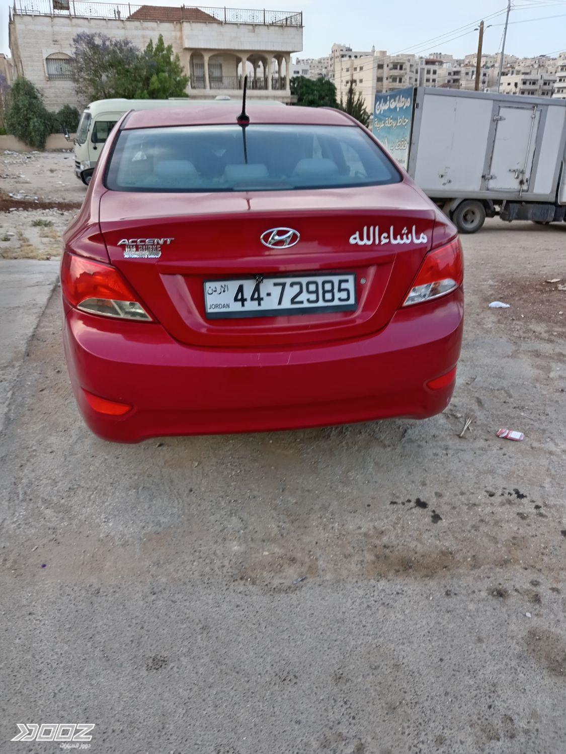 Hyundai Accent 2016 for sale in Zarqa
