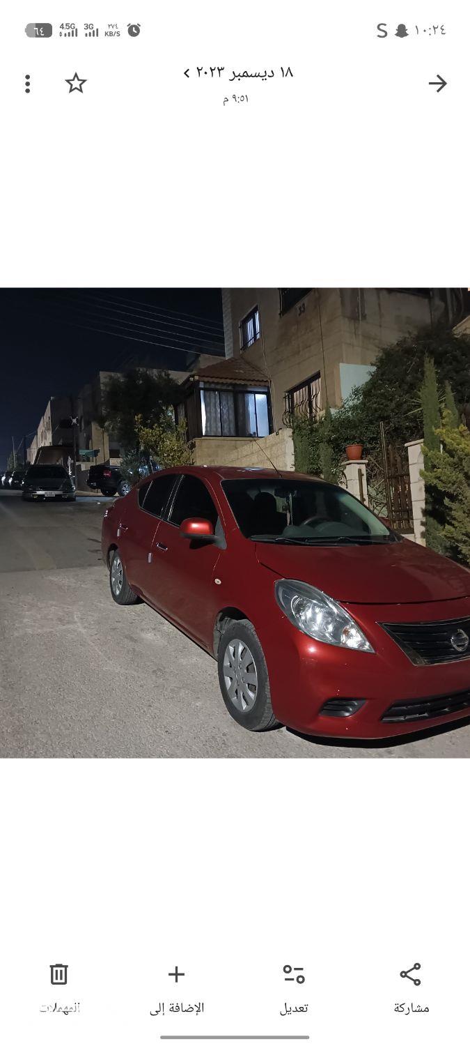 Nissan Sunny 2013 for sale in Amman