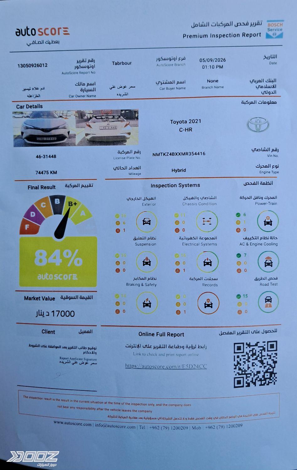 تويوتا سي- اتش ار 2021 للبيع في المفرق