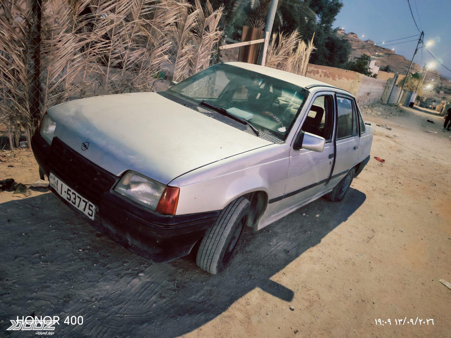 أوبل كاديت 1986 للبيع في وادي الاردن
