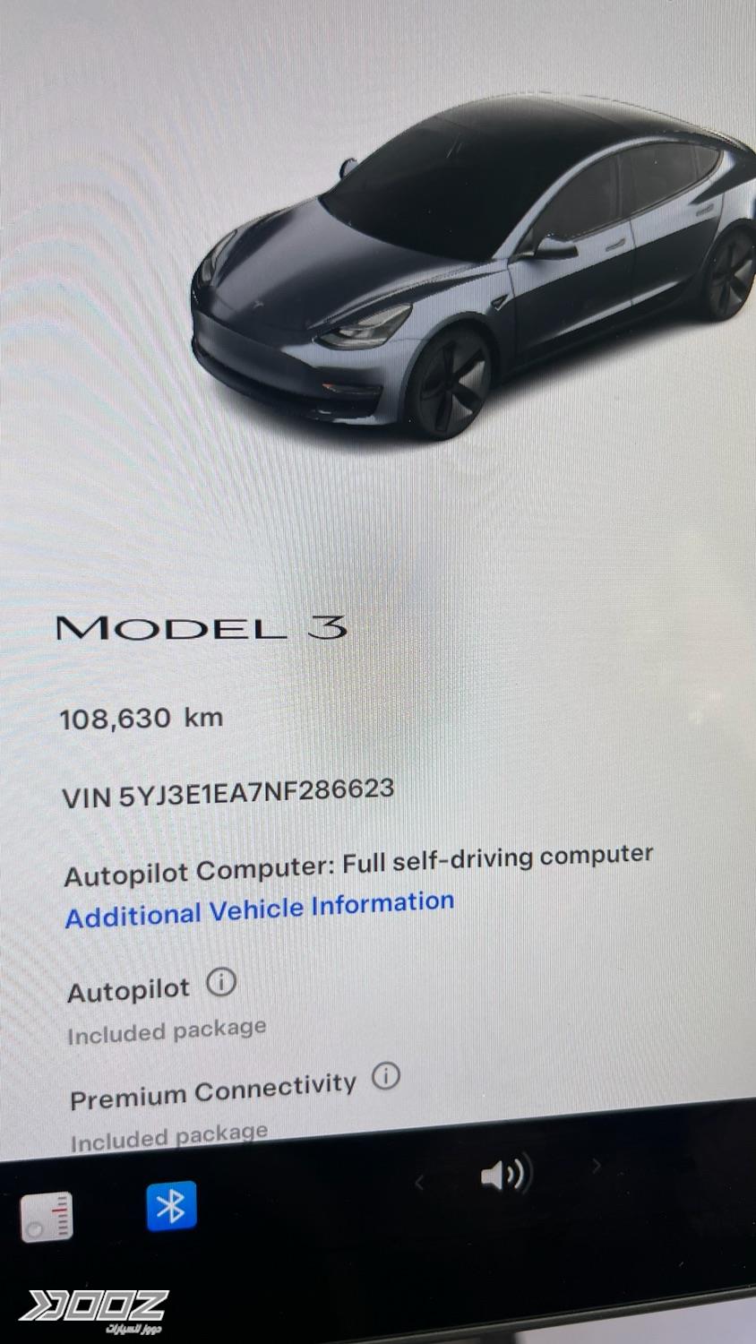 Tesla Model 3 2022 for sale in Amman